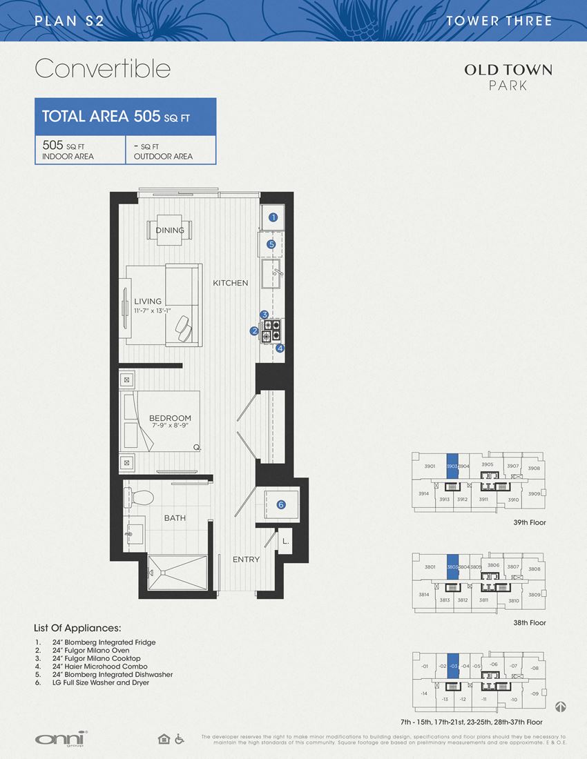 Plan S2 - Tower THREE